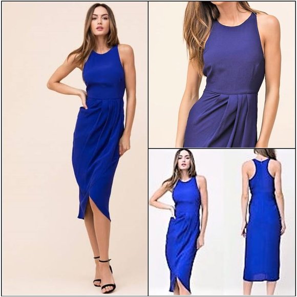 Amazing Yumi Kim "So Social" Dress Navy Blue XS - Picture 3 of 16